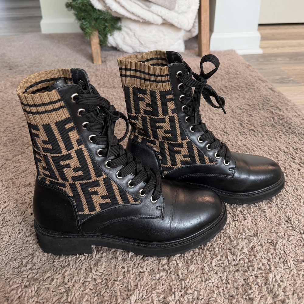 Fendi Combat Boots